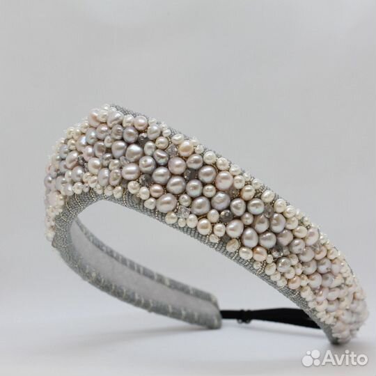 Серебряный ободок на новый год