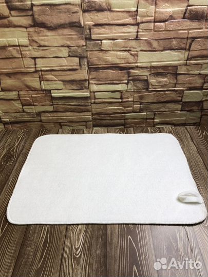 Коврик банный 50*40 см светлый