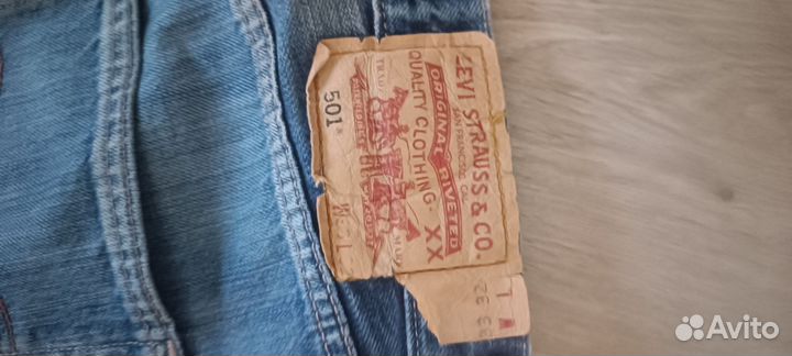 Мужские джинсы levis 501