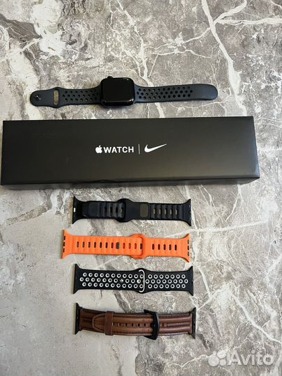 Часы apple watch 7 45 mm Nike