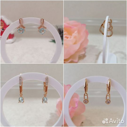 Серьги медицинская сталь