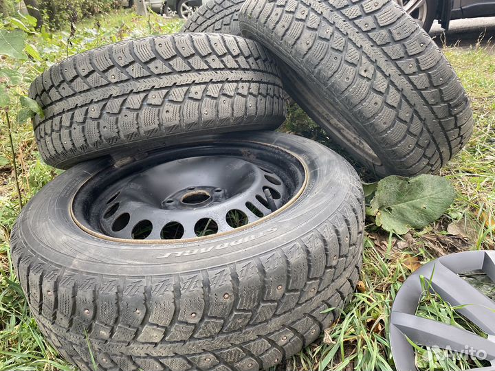 Колеса зимние с дисками 5/105. 205/60 R16