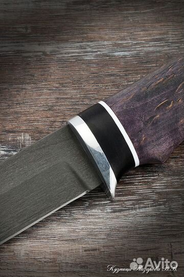 Нож охотничий Беркут х12мф граб береза фиолетовая