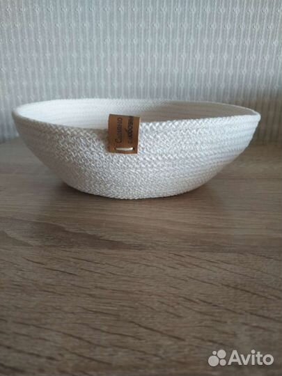 Корзинки из хлопкового шнура