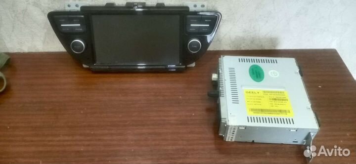 Оригинальная автомагнитола на Geely Atlas 2018