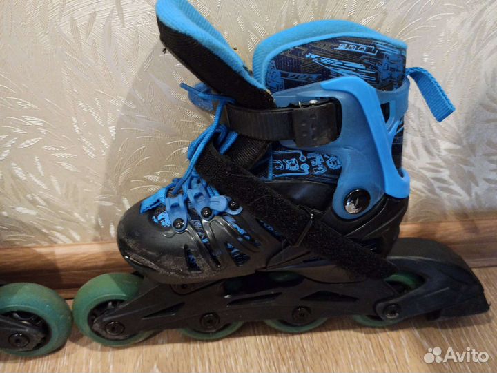 Роликовые коньки детские раздвижные
