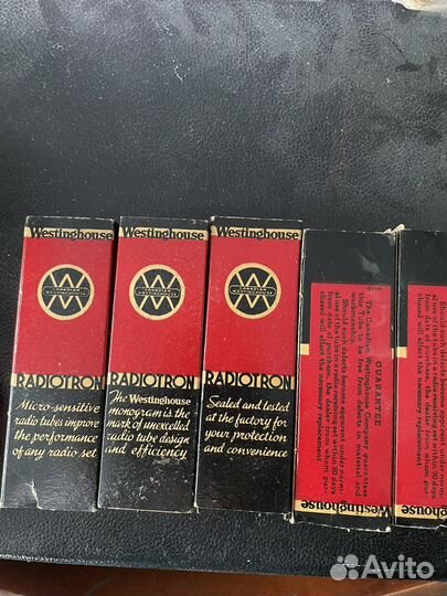 Радио лампы Westinghouse