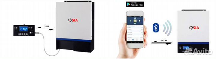 Гибридный солнечный инвертор VI 5000MH 48в