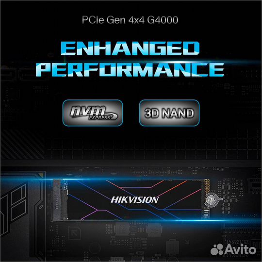 SSD Hikvision G4000 Pci-e 4.0 2Tb (BOX) новый
