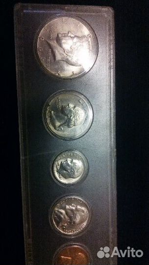 Набор Американских монет liberty 1966