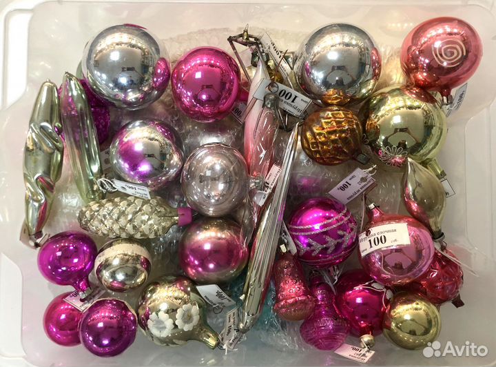 Игрушка новогодняя на елку. Стекло