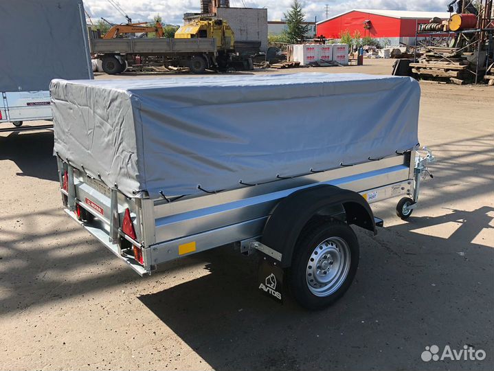 Прицеп 2,0х1,3 рессора AL-KO с тентом