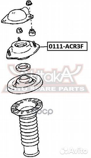 Опора амортизатора перед прав/лев 0111ACR3F