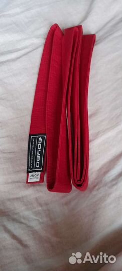 Красный пояс для каратэ