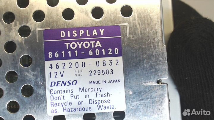 Дисплей мультимедиа Lexus GX, 2004