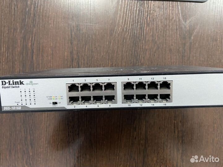 Коммутатор D-link DGS 1016D