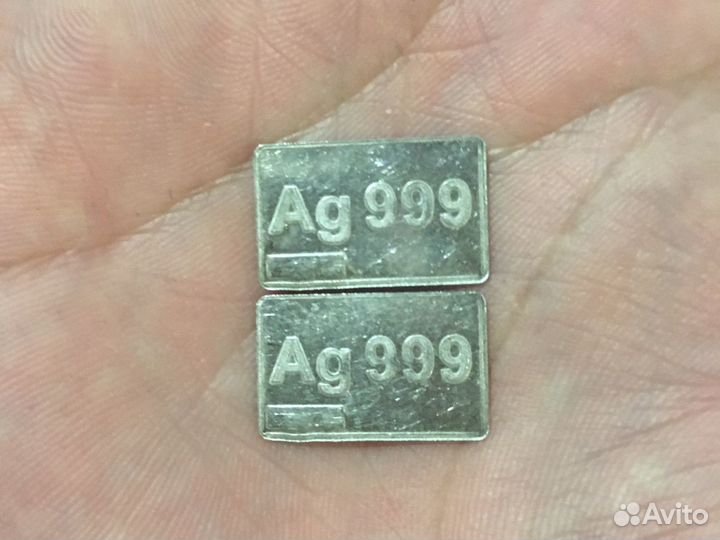 Слиток серебра 1гр