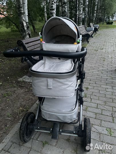 Коляска-трансформер 2 в 1 детская lovamama