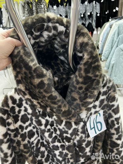 Пальто из эко меха 46, 48, 50, 52, 54, 56