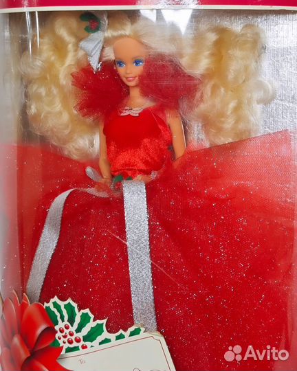 Happy Holidays Barbie Blonde 1988