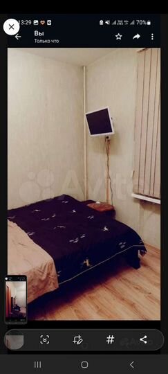 Комната 12 м² в 2-к., 2/9 эт.