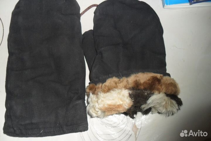 Варежки зимние мужские