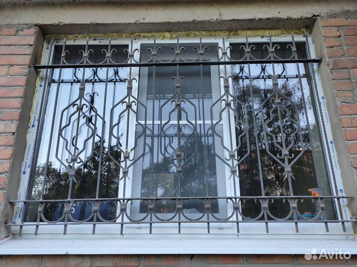 Решётки на окна Ковка 3шт