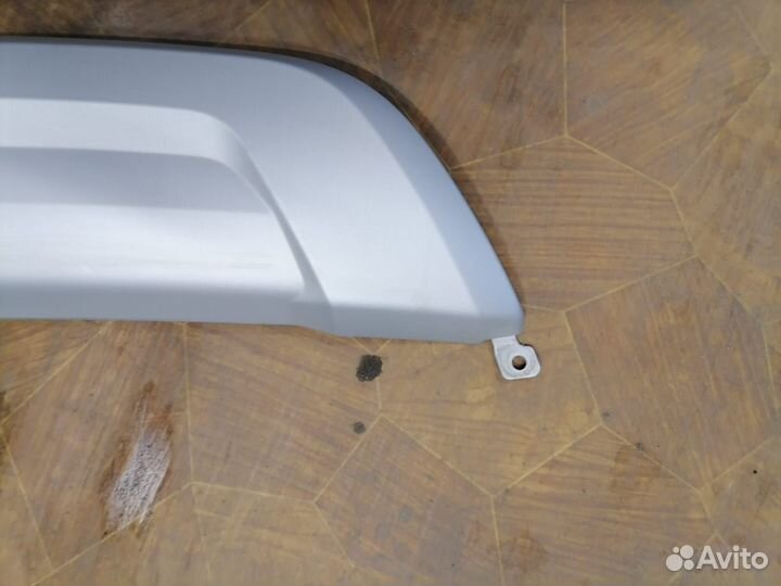 Накладка на задний бампер renault logan stepway