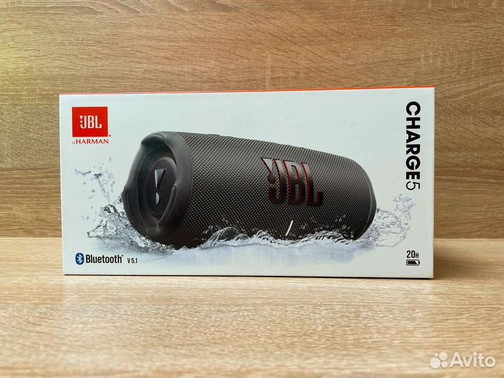 Портативная акустика JBL Charge 5 Black