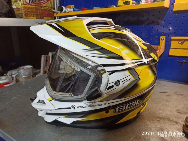 Шлем S0L с подогревом визора