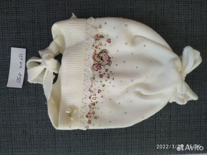 Шапка для девочки новая