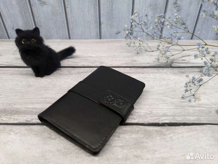 Обложка для паспорта и автодокументов нат.кожа