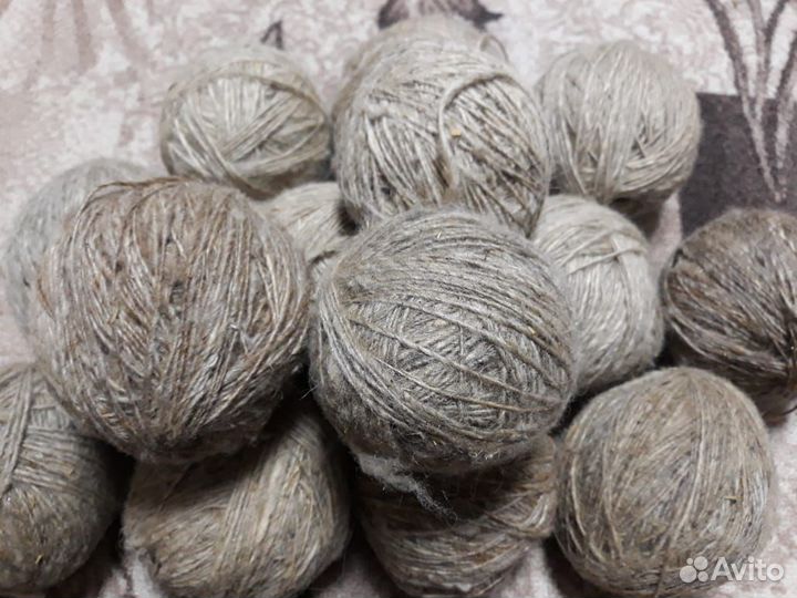 Пряжа для вязания натуральная овечья шерсть