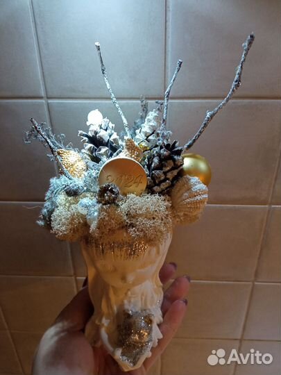 Новогодний декор подарок