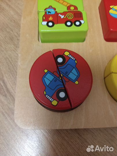 Развивающие игрушки рамки вкладыши Viga