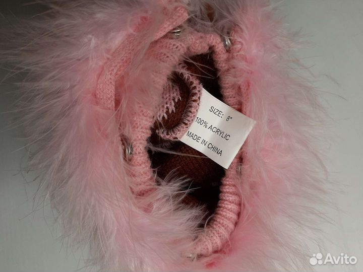 Свитер с капюшоном для маленьких собак 20 см