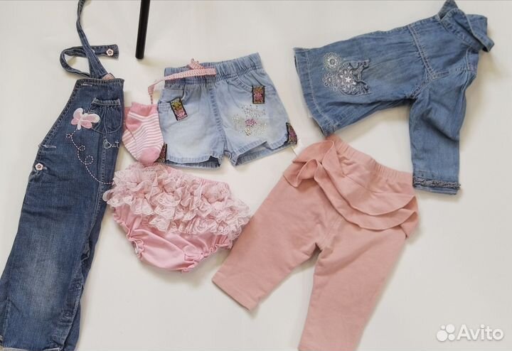 Вещи пакетом на девочку 9 мес
