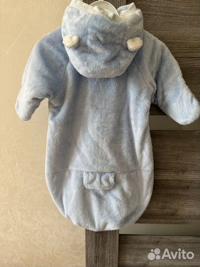 Конверт на выписку новорожденного плюшевый