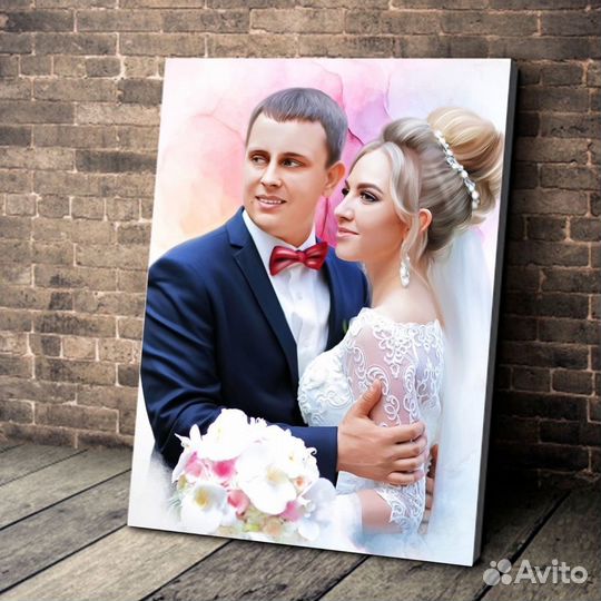 Фото на холсте, портрет по фото на холсте