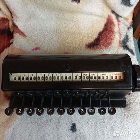 Механический счетчик элементов крови, СССР