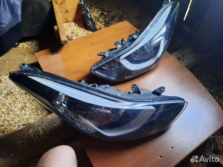 Фары и задние фонари elantra md рестайл оригинал