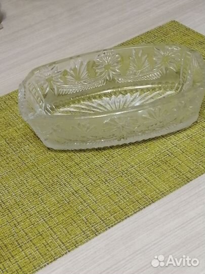 Салатник хрустальный