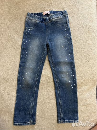 Джинсы для девочки 104