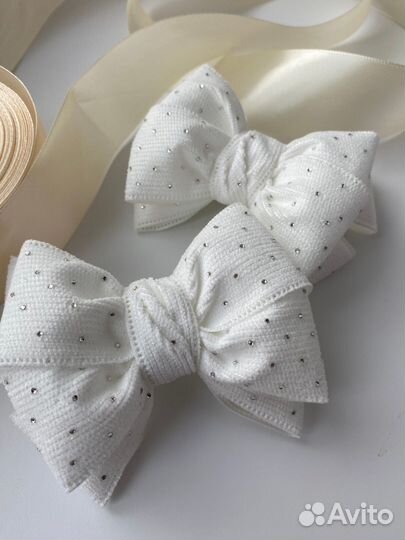 Банты для волос ручная работа