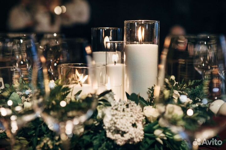 Насыпные свечи в аренду