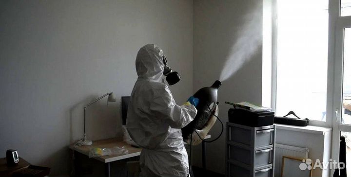 Средство для Уничтожения клопов травля тараканов дезинфекции