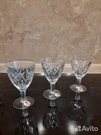 Хрустальные рюмки на ножке СССР