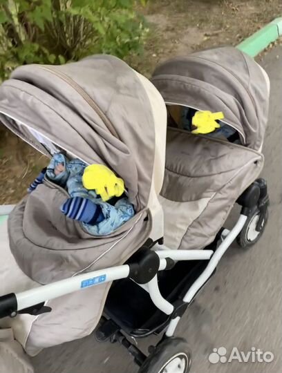 Коляска для двойни 2 в 1