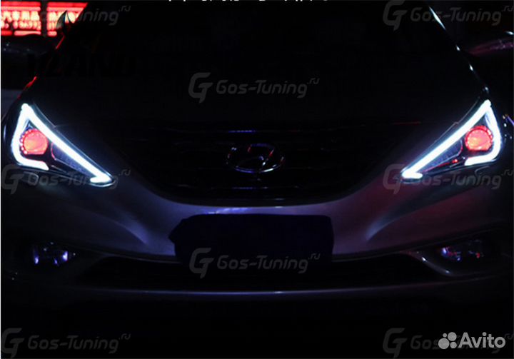 Тюнинг передние фары Hyundai Sonata YF I45