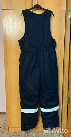 Спецодежда зимняя мужская полукомбинезон